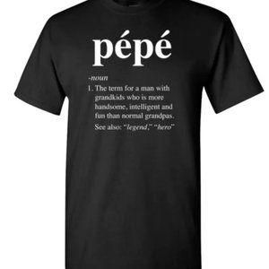 Pépé Definition Shirt Grandpa Tshirt
